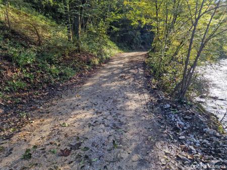 Sanacijska obnova gozdnih cest po poplavah (1)